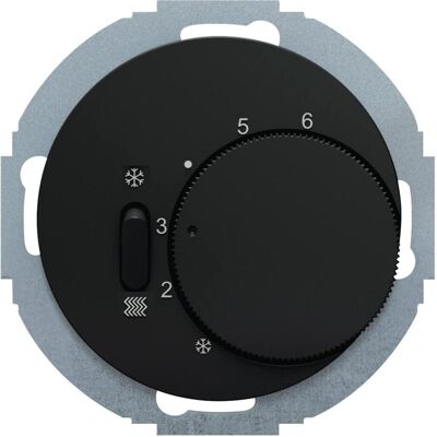 Berker 20292035, Thermostat, Schwarz Berker 20292035, Thermostat, Schwarz