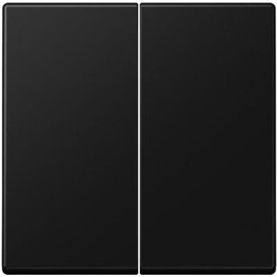 JUNG A1702BFSWM - Lichtschalter 2-fach - Schwarz JUNG A1702BFSWM - Lichtschalter 2-fach - Schwarz