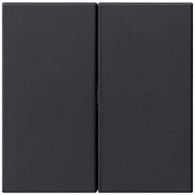 Gira, Zubehör Schalterprogramm, Wippe 2f unbedruckt System 55 Schwarz m 5370005 Gira, Zubehör Schalterprogramm, Wippe 2f unbedruckt System 55 Schwarz m 5370005