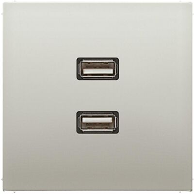 Jung MAES1153 - Multimedia-Anschluss mit 2 USB - Unterputz - Serie LS Jung MAES1153 - Multimedia-Anschluss mit 2 USB - Unterputz - Serie LS