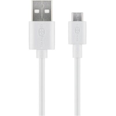 Goobay Micro USB Lade- und Synchronisationskabel, 0.5 m (0.50 m, USB 2.0), USB Kabel Goobay Micro USB Lade- und Synchronisationskabel, 0.5 m (0.50 m, USB 2.0), USB Kabel