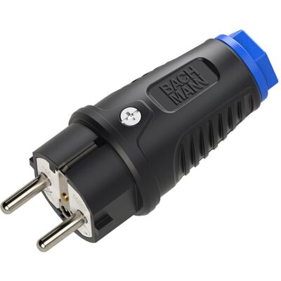 Bachmann, Netzstecker + Netzkupplung, Schutzkontaktstecker (CEE 7/7) Bachmann, Netzstecker + Netzkupplung, Schutzkontaktstecker (CEE 7/7)