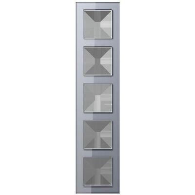 JUNG, Zubehör Schalterprogramm, AC585GLKG Glasrahmen 5f JUNG, Zubehör Schalterprogramm, AC585GLKG Glasrahmen 5f