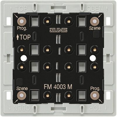 JUNG, Lichtschalter + Storenschalter, Wandsender 100m Funk eNet 3kan FM4003M JUNG, Lichtschalter + Storenschalter, Wandsender 100m Funk eNet 3kan FM4003M