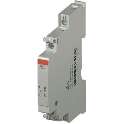 ABB E299-11 Hilfskontakt für E290/E297 1 NC + 1 NO, 5 A, 250 VAC, 9mm E299-11, Relais ABB E299-11 Hilfskontakt für E290/E297 1 NC + 1 NO, 5 A, 250 VAC, 9mm E299-11, Relais