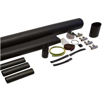 Melbye 1 kV Schrumpfschlauch Kunststoff-Papier mit SchraubmuffeMPP-D 10 4X6-16mm² für Al/Cu Sechska Melbye 1 kV Schrumpfschlauch Kunststoff-Papier mit SchraubmuffeMPP-D 10 4X6-16mm² für Al/Cu Sechska