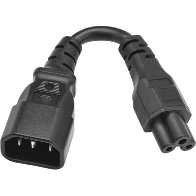 Eaton, Verlängerungskabel, POWER CABLE C14 TO C5 H05VV-F (0.15 m) Eaton, Verlängerungskabel, POWER CABLE C14 TO C5 H05VV-F (0.15 m)