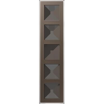 JUNG, Zubehör Schalterprogramm, AV585GLMMO Glasrahmen 5f JUNG, Zubehör Schalterprogramm, AV585GLMMO Glasrahmen 5f