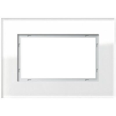 GIRA 100112 Abdeckrahmen - 1,5-fach Glas Weiss GIRA 100112 Abdeckrahmen - 1,5-fach Glas Weiss