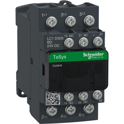 Schneider Electric LC1D326BD - Leistungsschütz - 24 V DC - 50 A Schneider Electric LC1D326BD - Leistungsschütz - 24 V DC - 50 A