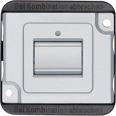 Merten Aus/Wechsel-Kontr.schalter, Schalter + Taster, Silber Merten Aus/Wechsel-Kontr.schalter, Schalter + Taster, Silber