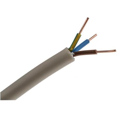 RS PRO NYM-J 3 Core 1.5mm Cable 50m (50 m), Stromkabel, Grau RS PRO NYM-J 3 Core 1.5mm Cable 50m (50 m), Stromkabel, Grau