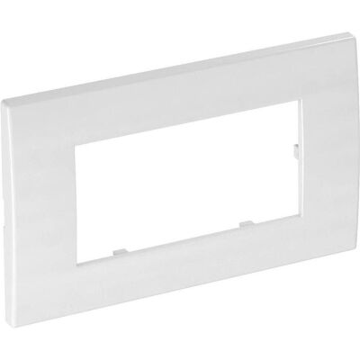 OBO Bettermann, Zubehör Schalterprogramm, AR45-F2 RW Abdeckrahmen Modul 45 2fach 84x140mm PC rws RAL9010 6119342 OBO Bettermann, Zubehör Schalterprogramm, AR45-F2 RW Abdeckrahmen Modul 45 2fach 84x140mm PC rws RAL9010 6119342