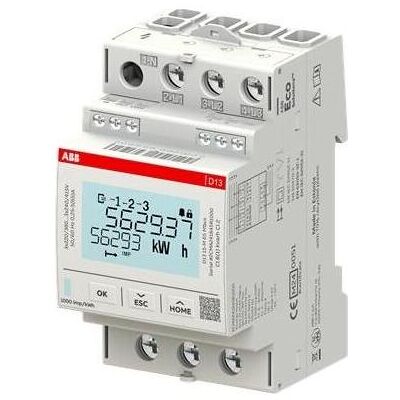 ABB, Energiemessgerät, Drehstromzähler 65A Modbus RTU MID ABB, Energiemessgerät, Drehstromzähler 65A Modbus RTU MID