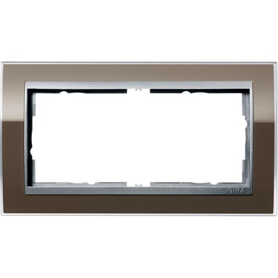 GIRA 1002766 - Abdeckrahmen 2f Alu - Schalterrahmen GIRA 1002766 - Abdeckrahmen 2f Alu - Schalterrahmen