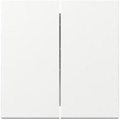 Gira System 55 schakelwip Dubbel glanzend wit Gira System 55 schakelwip Dubbel glanzend wit