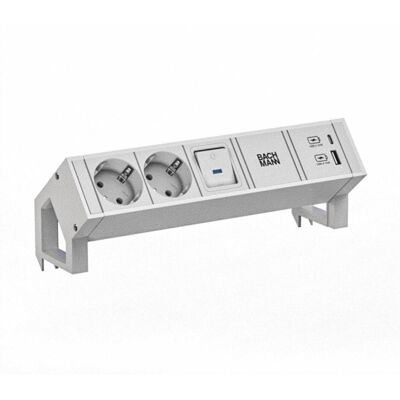 Bachmann - 902.3203 - 2xSchuko - 1xUSB - Power strip Bachmann - 902.3203 - 2xSchuko - 1xUSB - Power strip