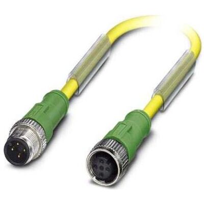 Phoenix Sensor-/Aktor-Kabel, Elektronikkabel + Stecker, Gelb Phoenix Sensor-/Aktor-Kabel, Elektronikkabel + Stecker, Gelb