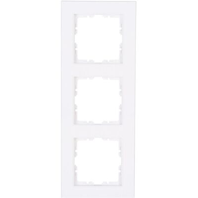 Kopp, Zubehör Schalterprogramm, HK07 - Abdeckrahmen 3-fach, Farbe: arktisweiss matt Kopp, Zubehör Schalterprogramm, HK07 - Abdeckrahmen 3-fach, Farbe: arktisweiss matt