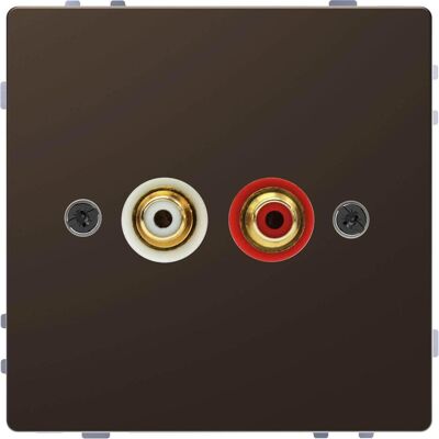 Merten MEG4350-6052 Moccametallic Audio-Steckdose - Steckdose Merten MEG4350-6052 Moccametallic Audio-Steckdose - Steckdose