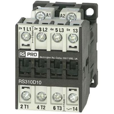 RS PRO Leistungsschütz 110 V-Spule, 3 400 V / 18 A 7,5 kW, Relais RS PRO Leistungsschütz 110 V-Spule, 3 400 V / 18 A 7,5 kW, Relais