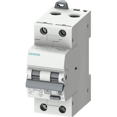 Siemens Schutzschalter, FI/LS-Schutzschalter B25 1p+N 0,03A A 5SU1324-6FP25 Siemens Schutzschalter, FI/LS-Schutzschalter B25 1p+N 0,03A A 5SU1324-6FP25