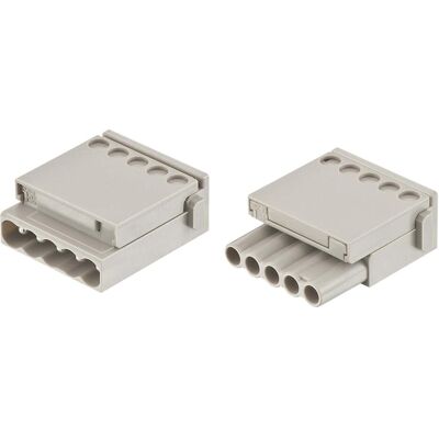 Harting Han E-Schraubmodul-M, Elektronikkabel + Stecker, Grau Harting Han E-Schraubmodul-M, Elektronikkabel + Stecker, Grau