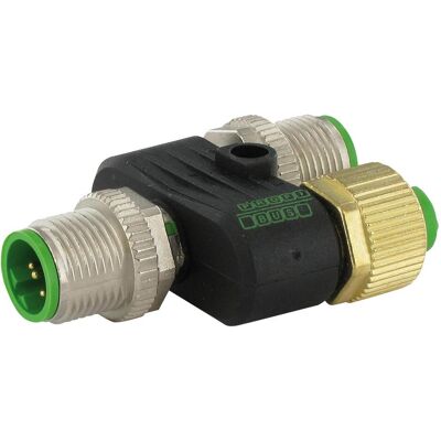 Murr Elektronik T Verteiler Stück M12 St. / Bu. Profibus, Elektronikkabel + Stecker Murr Elektronik T Verteiler Stück M12 St. / Bu. Profibus, Elektronikkabel + Stecker