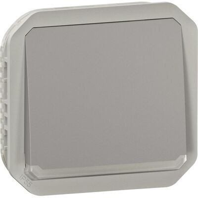 Legrand Plexo New Einsatz Taster beleuchtet, Schalter + Taster, Grau Legrand Plexo New Einsatz Taster beleuchtet, Schalter + Taster, Grau