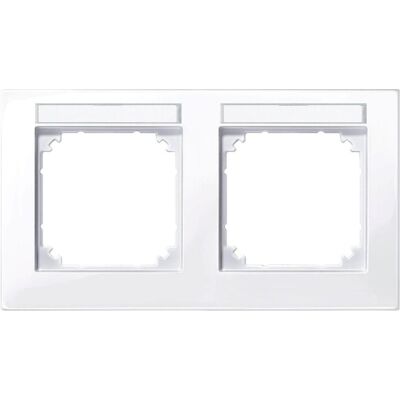 Merten - M-PLAN 514225 - 2-Gang - Waagrecht - Frame Merten - M-PLAN 514225 - 2-Gang - Waagrecht - Frame