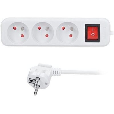 Olight, Verlängerungskabel, Solight extension cord, 3 sockets, white, switch, 2m (2 m) Olight, Verlängerungskabel, Solight extension cord, 3 sockets, white, switch, 2m (2 m)