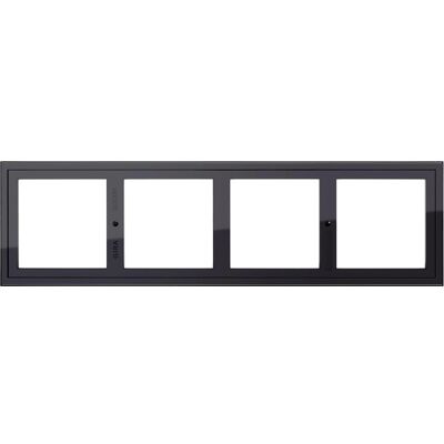 Gira, Zubehör Schalterprogramm, Montageadapter 4f E2 Schwarz 131405 Gira, Zubehör Schalterprogramm, Montageadapter 4f E2 Schwarz 131405
