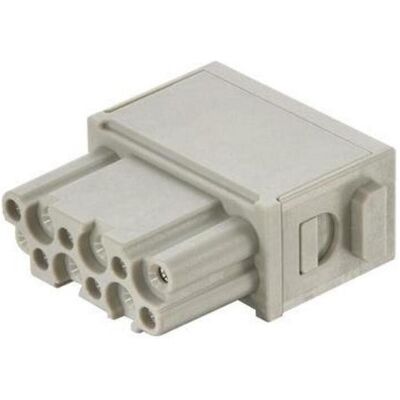 Harting Han DD Push-In module fem., Elektronikkabel + Stecker, Grau Harting Han DD Push-In module fem., Elektronikkabel + Stecker, Grau