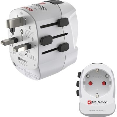 Hama Reiseadapter, Wereldreisadapter Pro Light AC 30PD 3-POLIG 1X USB-C 1X USB-A 30 W Hama Reiseadapter, Wereldreisadapter Pro Light AC 30PD 3-POLIG 1X USB-C 1X USB-A 30 W