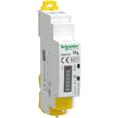 Schneider Electric A9MEM2000 Energiezähler - 1-Phasen, MID konform Schneider Electric A9MEM2000 Energiezähler - 1-Phasen, MID konform