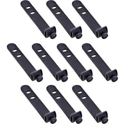 InLine, Kabelbinder, 10er Pack Kabelbinder Silikon, wiederverschliessbar, 65x10mm, schwarz (65 mm, 10 Stk.) InLine, Kabelbinder, 10er Pack Kabelbinder Silikon, wiederverschliessbar, 65x10mm, schwarz (65 mm, 10 Stk.)