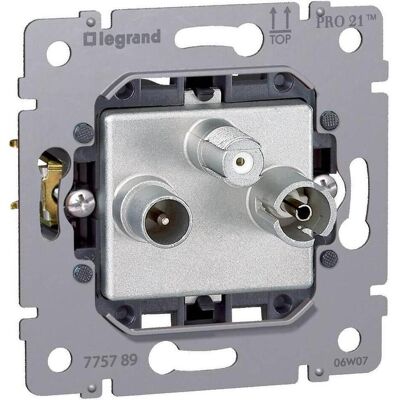 Legrand Einsatz TV-Radio-SAT Einzel 775789 PRO21-Einsatz (Antennendose), SAT Zubehör Legrand Einsatz TV-Radio-SAT Einzel 775789 PRO21-Einsatz (Antennendose), SAT Zubehör