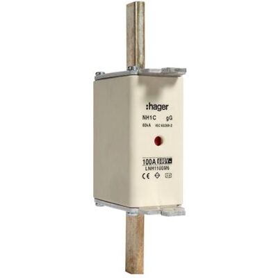 Hager, Sicherung, LNH1100M6 (100 A) Hager, Sicherung, LNH1100M6 (100 A)