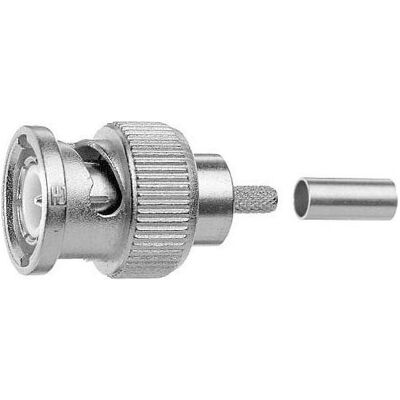 Telegärtner BNC-Kabelstecker, Audio Stecker, Silber Telegärtner BNC-Kabelstecker, Audio Stecker, Silber