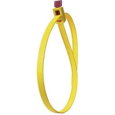 HellermannTyton, Kabelbinder, Kabelbinder SpeedyTie (L x B) 750 mm x 13 mm SPEEDYTIE-PA66-YE-V1 Farbe: Gelb, Rot 5 St. (Kunststoffkabelbinder, 750 mm, 5 Stk.) HellermannTyton, Kabelbinder, Kabelbinder SpeedyTie (L x B) 750 mm x 13 mm SPEEDYTIE-PA66-YE-V1 Farbe: Gelb, Rot 5 St. (Kunststoffkabelbinder, 750 mm, 5 Stk.)