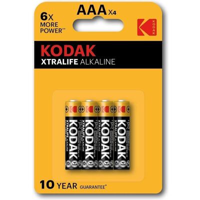 Kodak AAA Einwegbatterie Alkali (6 Stk., AAA, 1050 mAh), Batterien + Akkus Kodak AAA Einwegbatterie Alkali (6 Stk., AAA, 1050 mAh), Batterien + Akkus