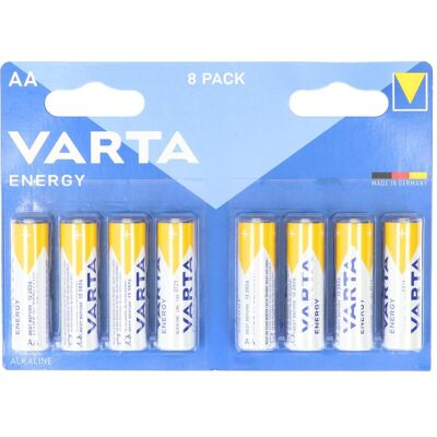 Varta BV-8 AA - Einwegbatterie - AA - Alkali - 8 Stück(e) - Blau - Gelb - Zylindrische (8 Stk., AA, 2800 mAh), Batterien + Akkus Varta BV-8 AA - Einwegbatterie - AA - Alkali - 8 Stück(e) - Blau - Gelb - Zylindrische (8 Stk., AA, 2800 mAh), Batterien + Akkus