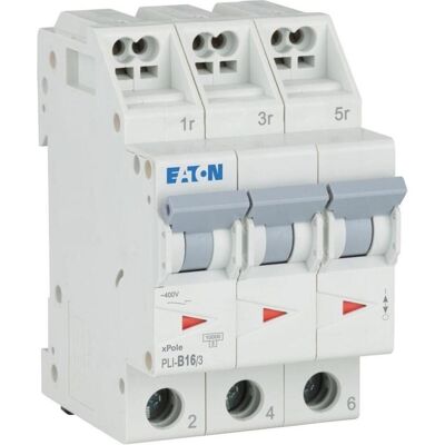 Eaton, Schutzschalter, Electric GmbH Leitungsschutzschalter B 16A 3p Steckkl. P Eaton, Schutzschalter, Electric GmbH Leitungsschutzschalter B 16A 3p Steckkl. P