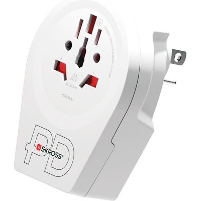 Skross, Reiseadapter, World to USA USB C20PD Skross, Reiseadapter, World to USA USB C20PD