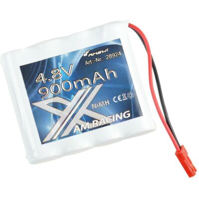 Amewi AMXRacing Ni-MH Akku 4.8V 900mAh, BEC Stecker (900 mAh, 4.80 V) Amewi AMXRacing Ni-MH Akku 4.8V 900mAh, BEC Stecker (900 mAh, 4.80 V)