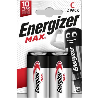 Energizer Max Alkaline (2 Stk., C, 8000 mAh), Batterien + Akkus Energizer Max Alkaline (2 Stk., C, 8000 mAh), Batterien + Akkus