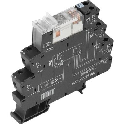 Weidmüller Schaltrelais 230V/AC 2W IP20 1123790000, Relais Weidmüller Schaltrelais 230V/AC 2W IP20 1123790000, Relais