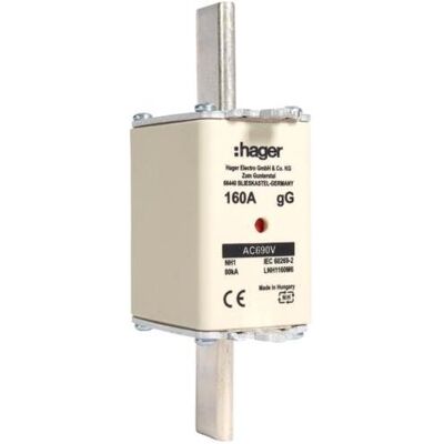 Hager, Sicherung, LNH1160M6 (160 A) Hager, Sicherung, LNH1160M6 (160 A)