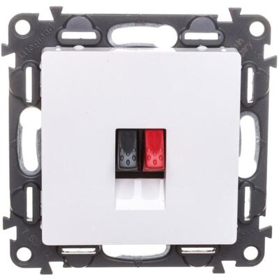 Legrand, Steckdose, Lautsprechersteckdose weiss (753172) Legrand, Steckdose, Lautsprechersteckdose weiss (753172)