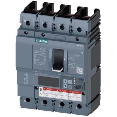 Siemens Schutzschalter, Leistungsschalter 100A 4p opt.Motorantr 3VA6110-6KT41-2AA0 Siemens Schutzschalter, Leistungsschalter 100A 4p opt.Motorantr 3VA6110-6KT41-2AA0
